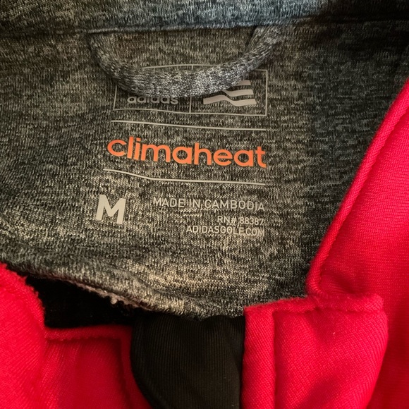 ADIDAS AF2722 Men’s M Climaheat Prime Fill Quilted Full Zip Poly Spandex Vest - Picture 3 of 10